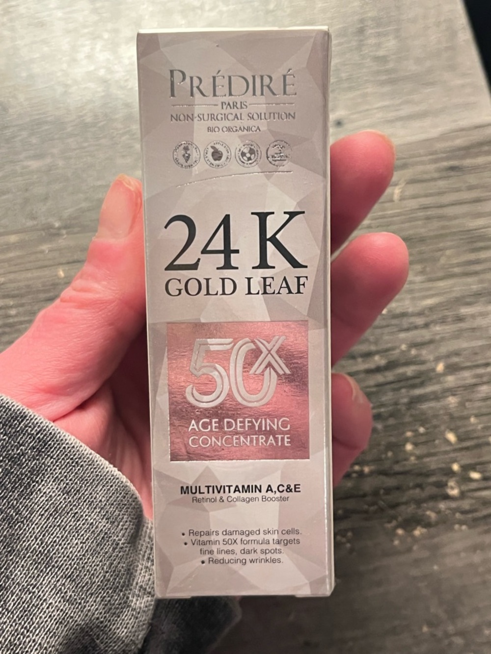 New predire paris 24k gold leaf serum- originally $449